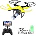 Dwi Dowellin Drone with 720P HD Camera Live Video 23mins Long Flight Time WiFi FPV RC Quadcopter Trajectory Flight One Key Take Off Flips Rolls Drones for Kids Beginner Children Adults