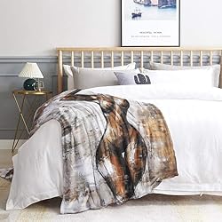 FJWXCBD Sexy Blanket, Nude Naked Girl Fleece Throw