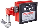 Fill-Rite 901CMK4200 Mechanical Meter for 4200 Series Pumps - 4-Wheel Register, 6 - 40 GPM