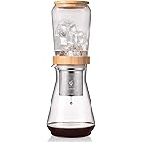 Soulhand Cold Brew Coffee Maker Cold Brew Dripper Iced Coffee Brewer Maker with Adjustable BPA Free Dripper Stainless Steel F