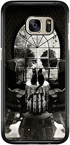 SEENPIN Galaxy S7 Case Landscape in Skull Graphic [Shock Absorption] Case Cover for Samsung Galaxy S7