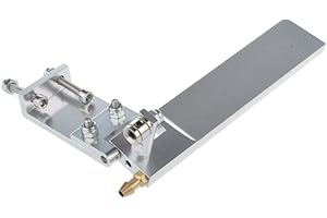 LAFEINA Aluminium Alloy 95mm RC Boat Water Rudder Absorbing Steering Rudder for Electric/Gas Power RC Boats Ships Water Cooling Parts