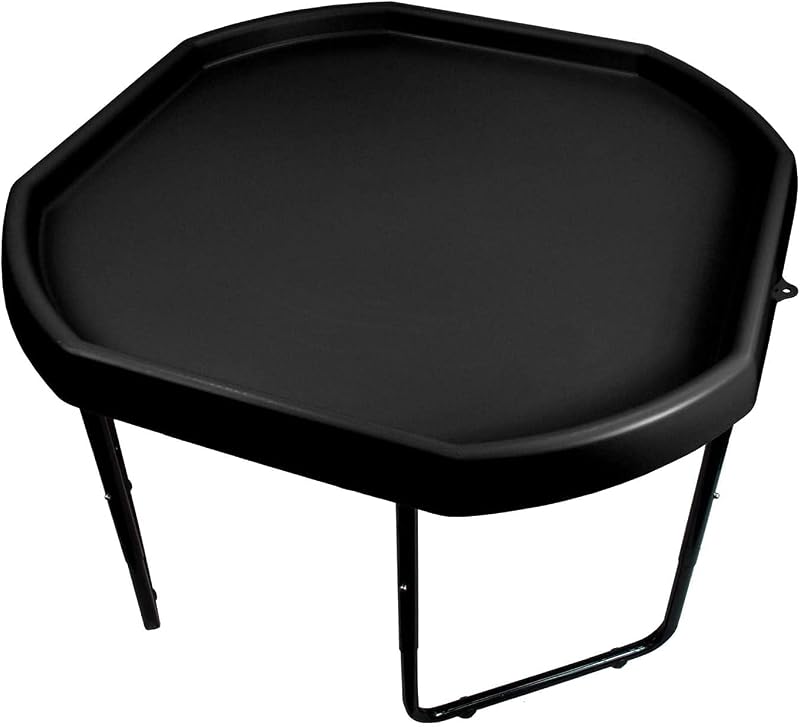 Easy Shopping Black Mixing Tray with Stand 100cm Large Plastic Toy Tray