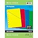Day-Timer ColorLife Loose-Leaf Slash Pockets, Desk Size, 5.5 x 8.5 Inches, Assorted Colors, 4 Pack (87298)