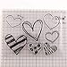 arriettycraft Love Heart Shape Clear Stamps for Card Making or Journaling Valentine Day Silicone Stamps for Journals Scrapbooking Paper Crafts Decoration