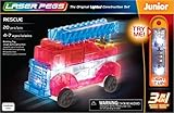 Laser Pegs Rescue 3-In-1 Building Set Building Kit; The First Lighted Construction Toy to Ignite Your Child's Creativity; It's Your Imagination, Light It Up