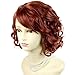 NEW !!! Lovely Short Wig Curly Fox Red Summer Style Skin Top Ladies Wigsthumb 2