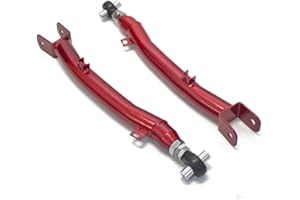 Godspeed AK-033-C Adjustable Rear Trailing Arms, Pillow Ball Spherical Bearing, High Tensile Steel Alloy, Set of 2, compatible with Subaru Forester 1998-02