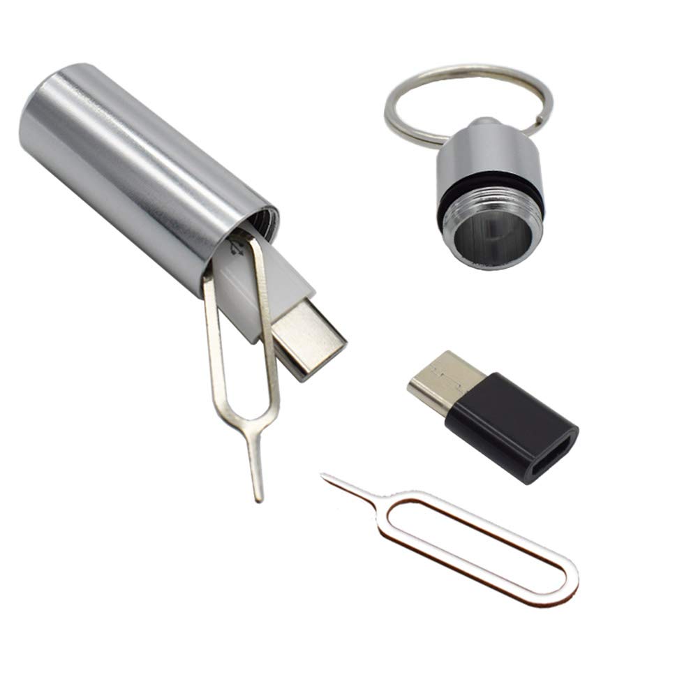 USB/Type-C to Micro USB Adapter OTG [2pack],ULBTER Charge & Data Sync Converts, Works with Samsung Galaxy S8, S8+,S9 S7/S7 Edge,S10 Note 9 8, MacBook, LG V40 V30 V20 G5 G6 and More-Silver