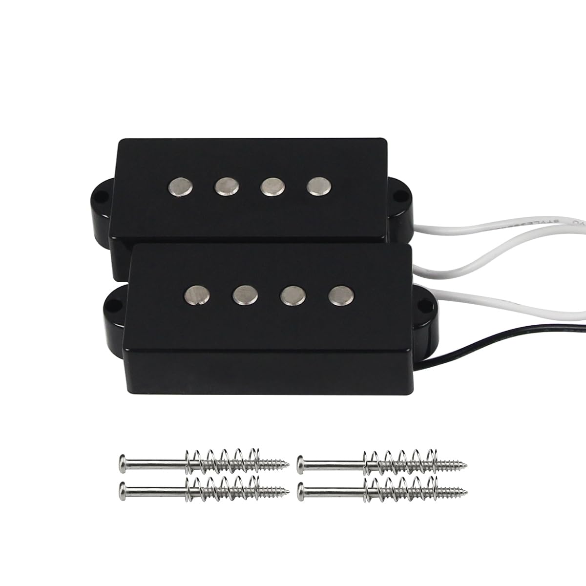 FLEOR Open Style PB Bass Pickup Set Alnico V Bass Pickups for 4 Strings 'PB' type Guitars, Precision Bass — image 1