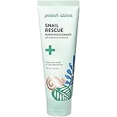 Peach Slices - Snail Rescue Purifying Cleanser (4.05 oz) - Snail Mucin Concentrate - Cleanse & Refresh Skin - Pine Bark, Hyaluronic Acid & Cica - Vegan & Cruelty Free - Korean Skin Care & Beauty