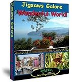 Jigsaws Galore Wonderful World Puzzle Game for Windows; Breathtaking Scenery From Around the World, Flowers, Wildlife, Buildings, Food and Scenes From Various Aspects of Human Life