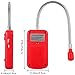 SGILE Gas Leak Sniffer Detector, Propane Combustible LP Gas Fuel Alarm Methane Sniffer Sensor with Sound Light Alarm with RoHS FCC CE Certificates