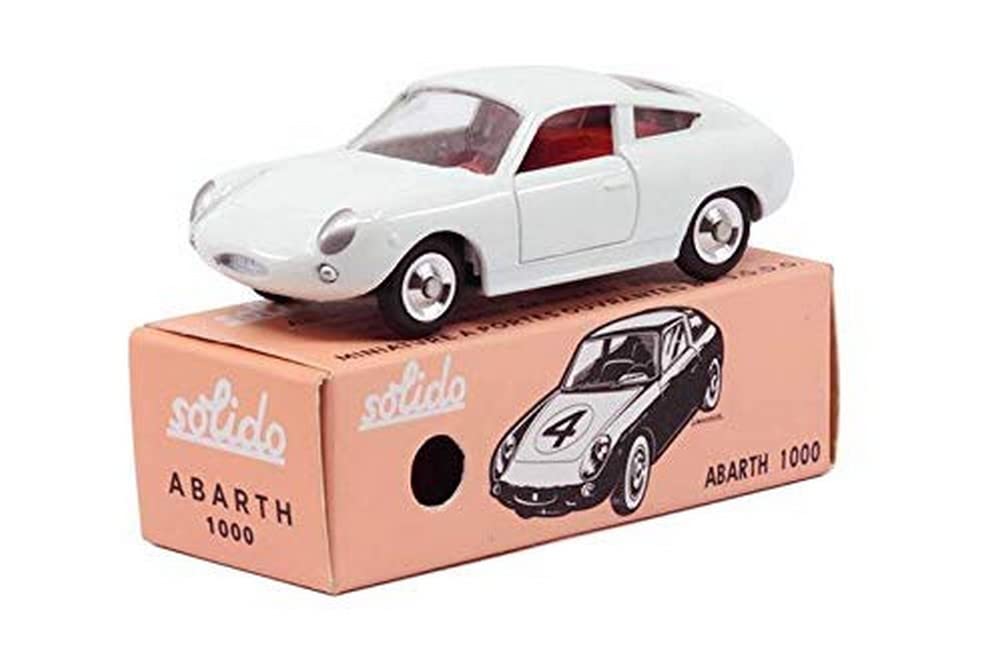 Solido FIAT Abarth 1000 1962 Series 100 Model Car 1:43 Scale White