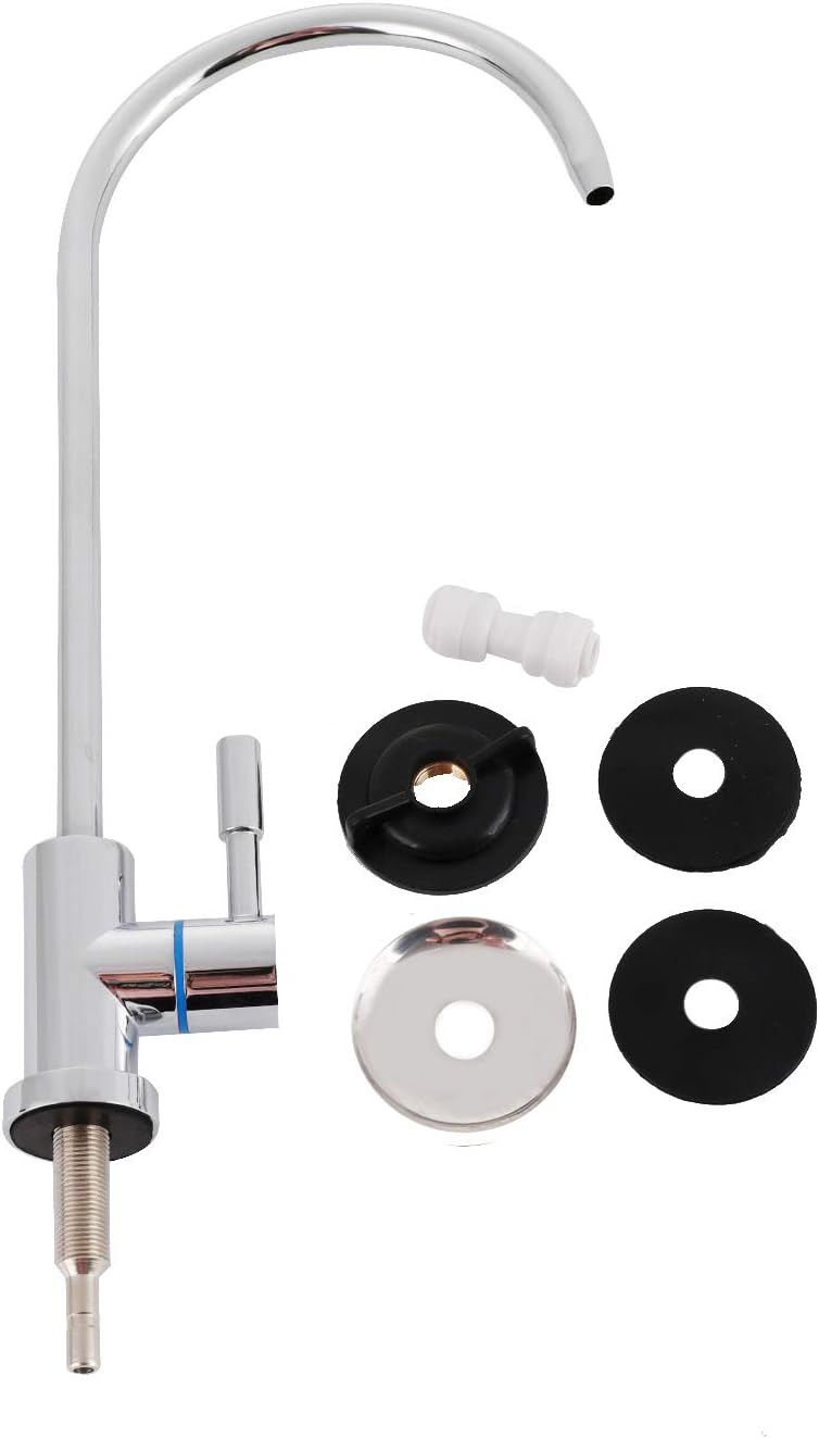 TOPWAY Drinking Water Tap Stainless Steel Kitchen Sink Faucet Single Lever 360° Swivel Fits Water Filter Systems and Reverse Osmosis Systems 716143 - Image 3