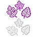 Metal Cutting Dies, NXDA Embossing Dies Stencil Template for DIY Scrapbook Album Paper Card Craft Decoration (Leaves)