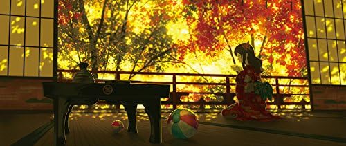 DecorArts Poster Panel ( Art & Anime Painting ) 4 folds H4.72 x W10.6 Folding Screen Prints On Japanese Paper 【 During Autumn 】