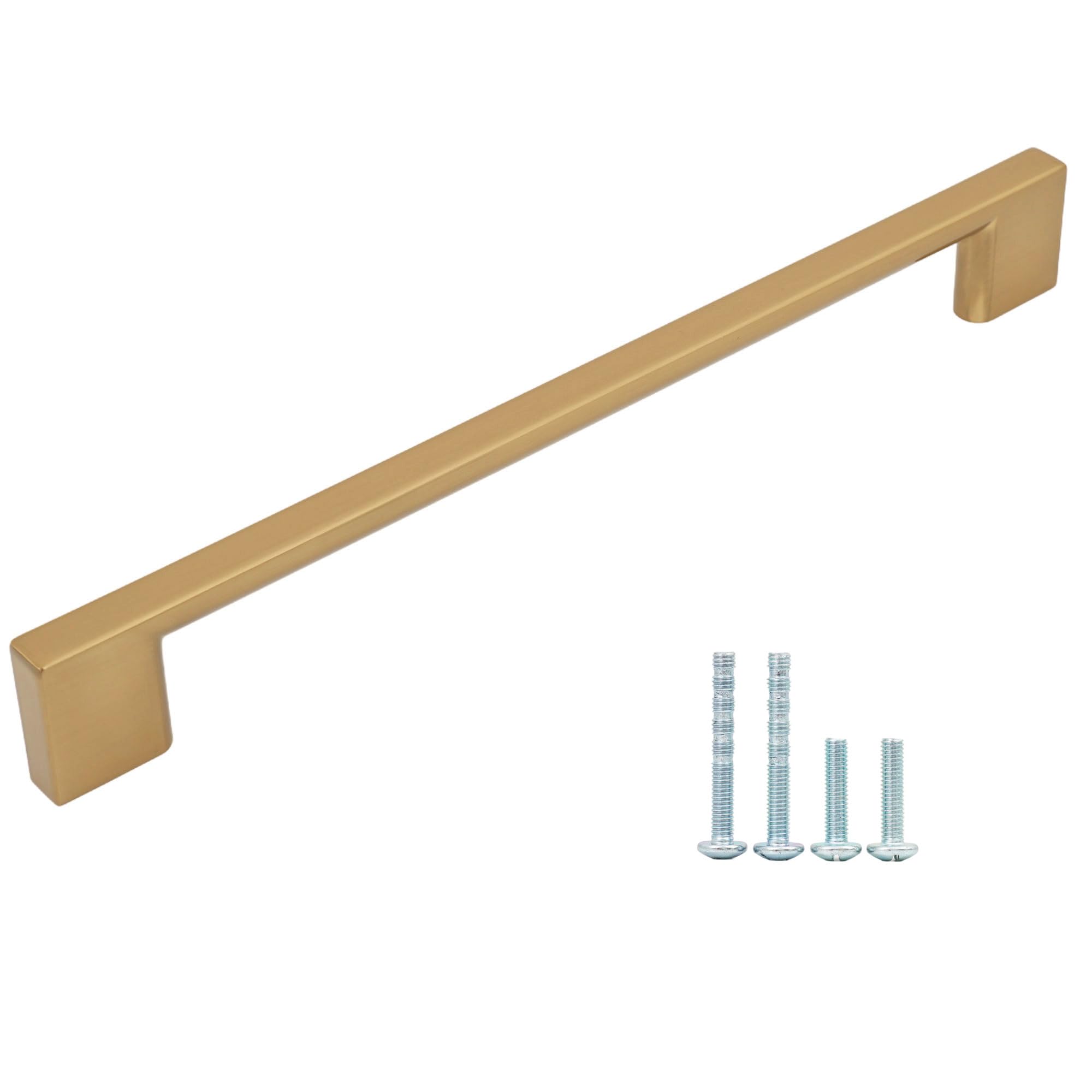 Photo 1 of Cosnys Champagne Bronze Appliance Pull, Oversized Cabinet Handle 12 Inch (304.8 mm) Center-to-Center, Refrigerator Door Pull, Kitchen Drawer Pull for Pantry, Cupboard, and Furniture Hardware