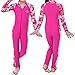 TFJH E 1PCS Girls Long Sleeve Swimsuit UPF 50+ Rashguard 1-2Years HotPink Long