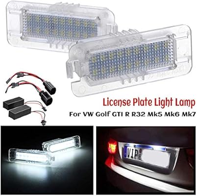 mk5 golf led number plate lights