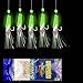 Fishcm Luminous Fishing Rigs Glow Soft Fish/Shrimp Lure Saltwater/Freshwater Fishing Bait Rigs (Simulation Fish Rigs)