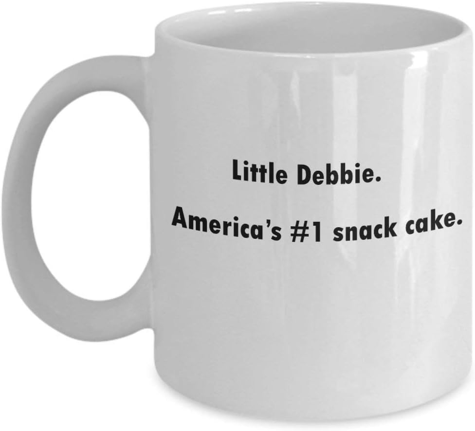 Coffee Mug Gift Cup Little Debbie. America’s #1 Snack Cake A Baker Bakers