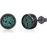 925 Sterling Silver Blue/Withe Zircon Earrings Celtic Knot Earrings Trinity Stud Earrings Hypoallergenic Punk Jewelry Gifts for Women Men Birthday Anniversary