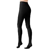 YAGAXI Fleece Lined Opaque Tights for Women - 2 Pairs 200D Warm Winter Pantyhose with Control Top