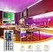 LED Strip Lights, 32.8 ft RGB Flexible Led Light Strip 600 LEDs, SMD 5050 Mood Lights, 44 Key IR Remote RGB Control for Indoor and Outdoor DIY Decoration,12V 5APower, IP65 Waterproof Dustproof