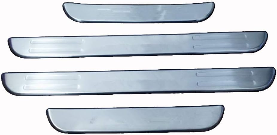 YXSMNB Stainless Steel Door Sill Scuff Plate Welcome Pedal Car Accessories With LOGO , For Toyota Corolla E140/E150 2007-2012 2013