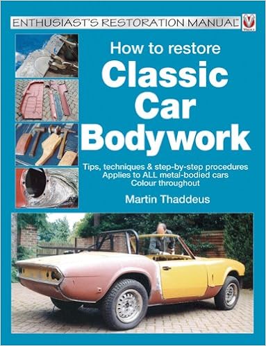 Amazon How To Restore Classic Car Bodywork Tips Techniques Steps By Step Procedures Thaddeus Martin Do It Yourself