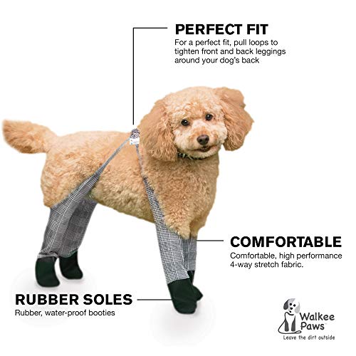 Walkee Paws Waterproof Dog Leggings Keep Your Dog's Feet Clean and