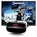 VR Headset with Remote Controller, Virtual Reality Headset VR Goggles for 3D Movie Games, VR Glasses Compatible with 4.5 - 6.3 inch Screens,  No Dizzy Feeling