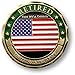 Army Retired Adhesive Medallion