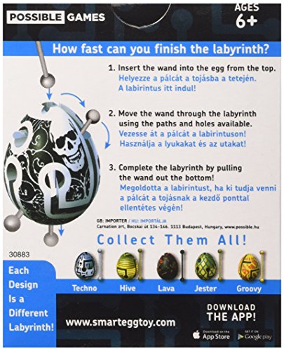 SKULL 1-Layer Smart Egg Labyrinth Puzzle