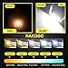 NAKOBO 561 Bulb 44mm Bright White Festoon LED Bulb, 20-SMD 4014 Rigid Loop 1.73