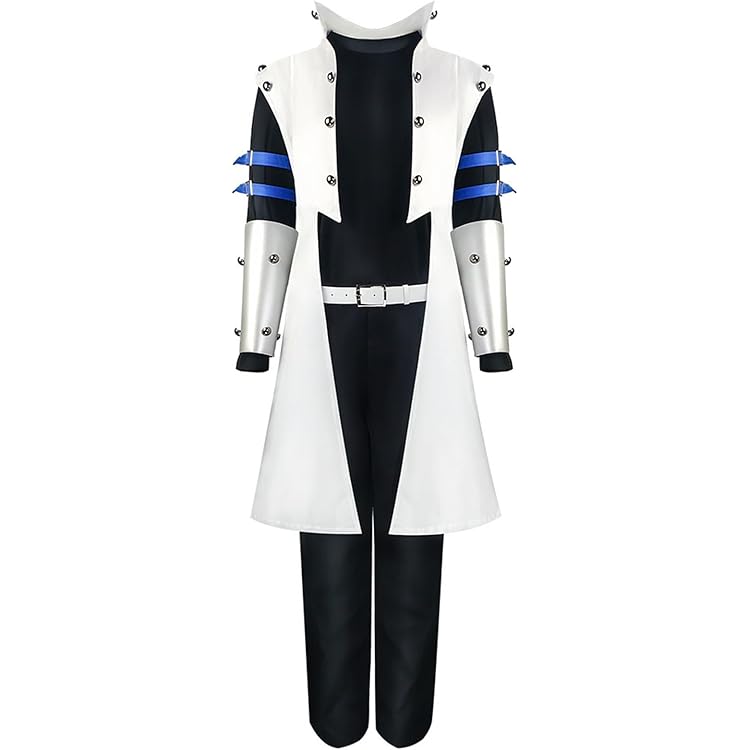 Amazon.com: Helltaker Mens Costume white Jacket Coat zipper Full