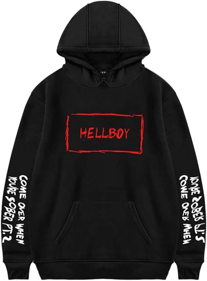 Yingzhi American rapper lil peep surrounding trend hooded sweater casual funny hooded sweatshirt pullover top