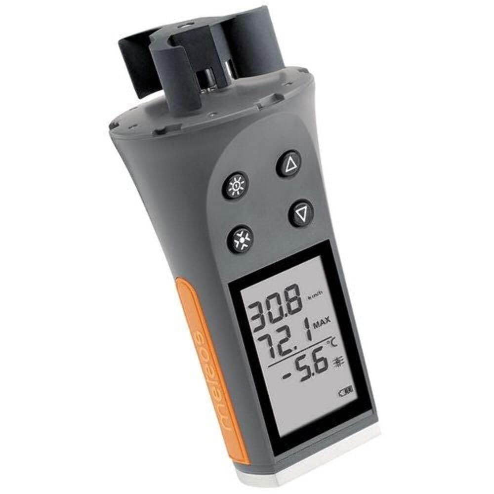 Skywatch JDC Meteos Wind Meter, Grey/Orange