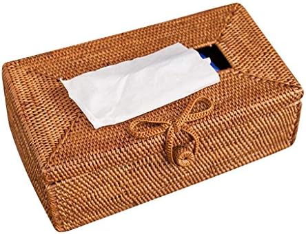 Jiaa Home Decor products With Modern and Stylish Appearance Design Rattan toilet carton desktop storage box toilet Facial Tissue Dispenser Box Cover Bedroom drawer Heated towel