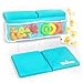 Bath Kneeler with Elbow Rest Pad Set (2-Piece), X-Long, Thick, Knee Cushioned Bathtub Support, Non-Slip Bottom, 4 Caddy Pockets, Blooop Bath Kneeling Pad