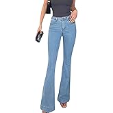CutieLove Women's Bell Bottom Jeans High Waisted Stretchy Flared Denim Pants