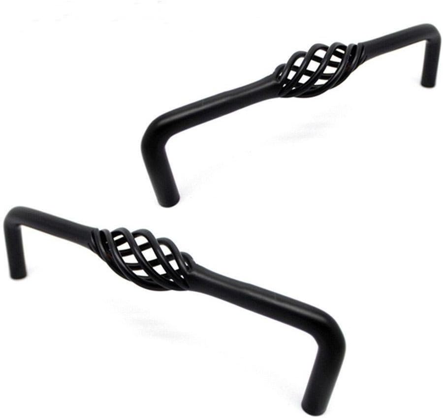 MOEUP 2 x Kitchen Cabinet Handles Antique Knobs for Drawer Cupboard Door 5 Inches