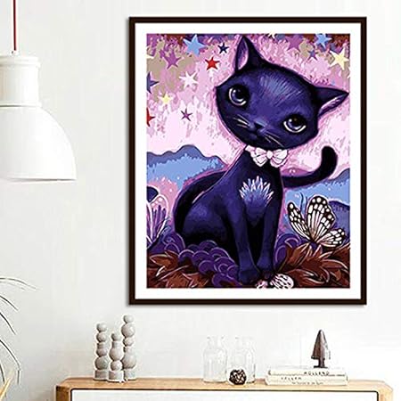 Beilinheng Disegna Un Gatto Gatto Pieno5d Dipinto Soggiorno