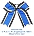 HipGirl Boutique 5yd 3 Inch Wide Grosgrain Ribbon. For Cheerleader Hair Bows, Packaging, Apparel, Sewing, Floral Arrangements, Holiday and Birthday Gift Wrapping--Ellectric Blue Royal