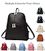 Nevenka Backpack Purse for Women Casual Shoulder Bag PU Leather Zipper Closure Adjustable Strap (Green)