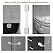 littlejian-6 Packs Child Safety Locks-Baby Lock for Child Proof Cabinet,Drawer,Refrigerator,Doors and Appliance-Easy to install-Uses 3M Adhesive with Adjustable Strap and Latch System