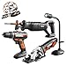 WORX WX943L 20V Cordles Drill Driver WX101L, 20V Lithium Circular Worxsaw WX523L, 20V Cordless Reciprocating Saw WX500L and 20V Flexible LED light WX028L Combo Kit