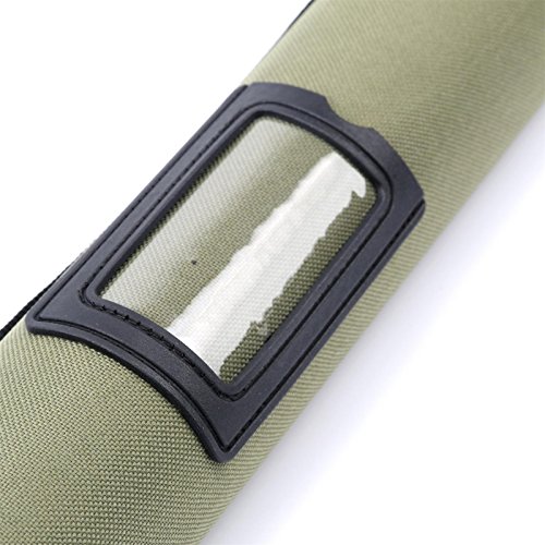 MAXIMUMCATCH Carbon Fiber Rod Tube fits any 9ft/10ft 4pcs fly rod Case with Aluminum Cap Rod