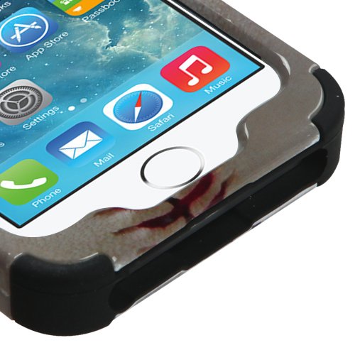 image for MyTurtle Hybrid Phone Case for iPhone SE 5S 5 Bundled with [9H Tempere